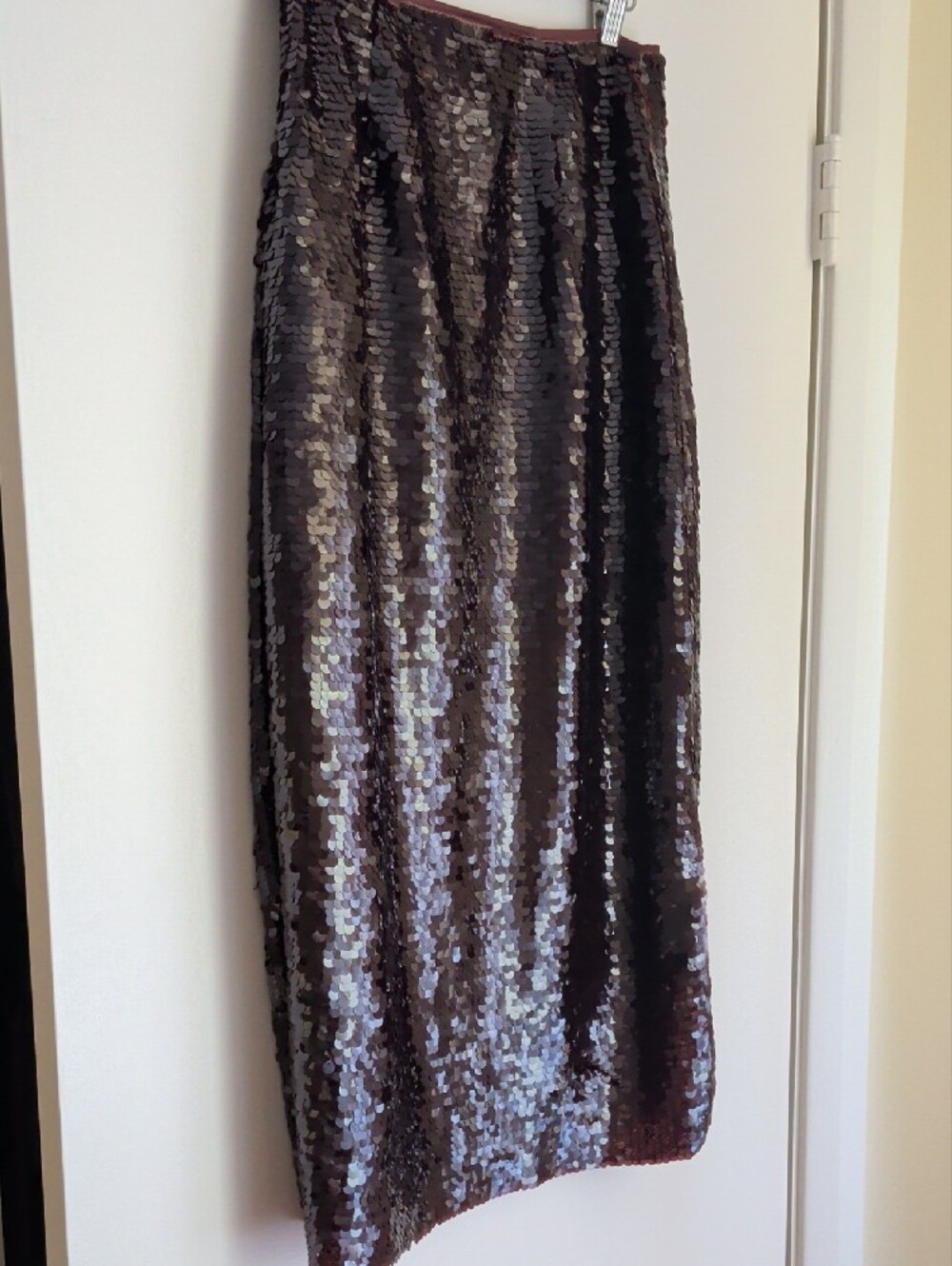 Astr The Label Brown Sequin Pencil Skirt - Picture 5 of 11